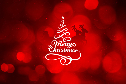 Das HD Merry Christmas Wallpaper 480x320