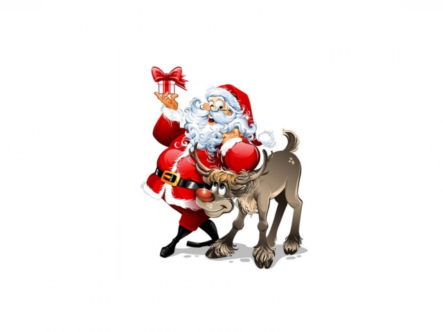 Fondo de pantalla Santa Claus 640x480