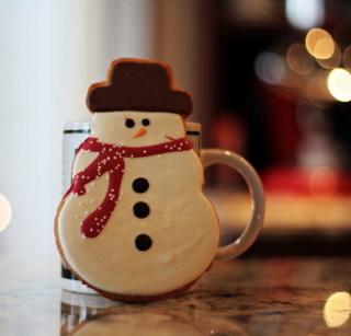 Snowman Cookie sfondi gratuiti per 1024x1024