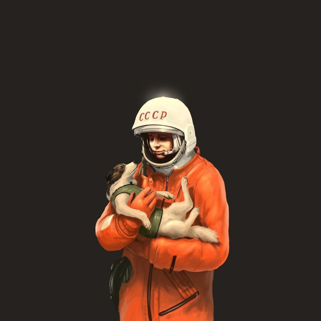 Fondo de pantalla Yuri Gagarin 1024x1024