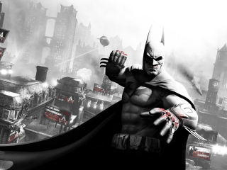 Fondo de pantalla Arkham City Batman 320x240