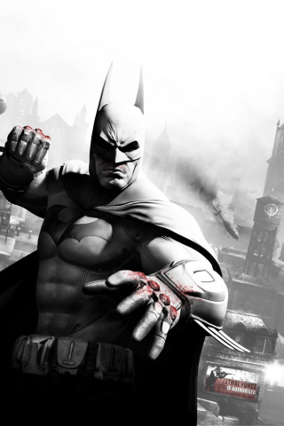 Fondo de pantalla Arkham City Batman 320x480