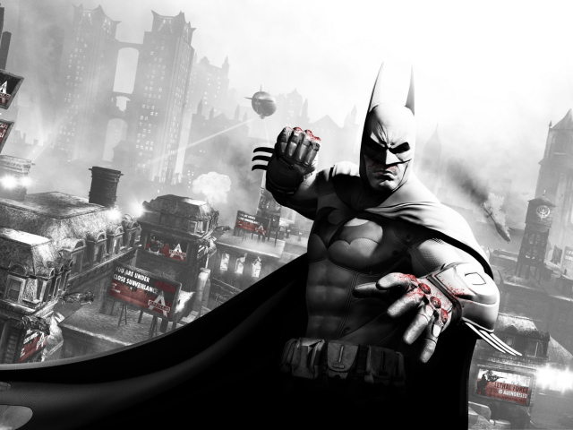 Arkham City Batman wallpaper 640x480