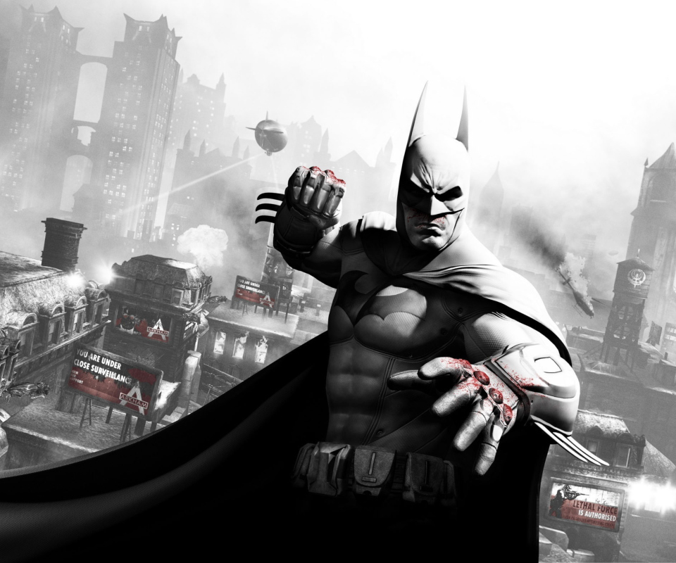 Arkham City Batman wallpaper 960x800