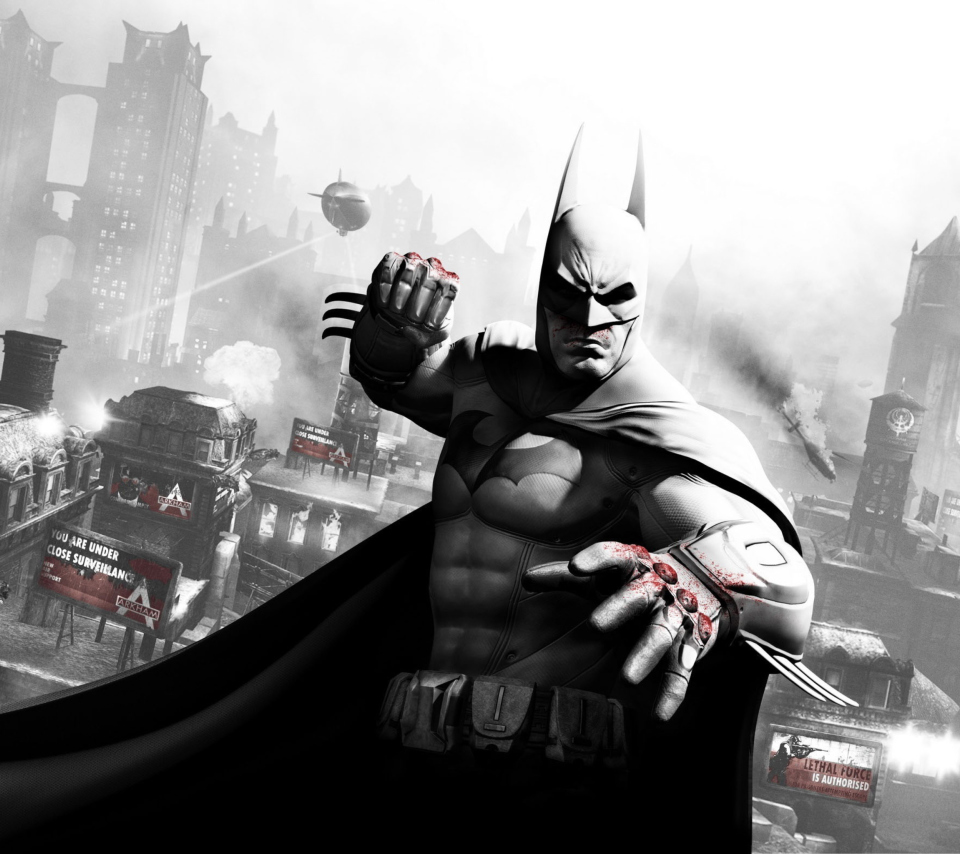 Fondo de pantalla Arkham City Batman 960x854