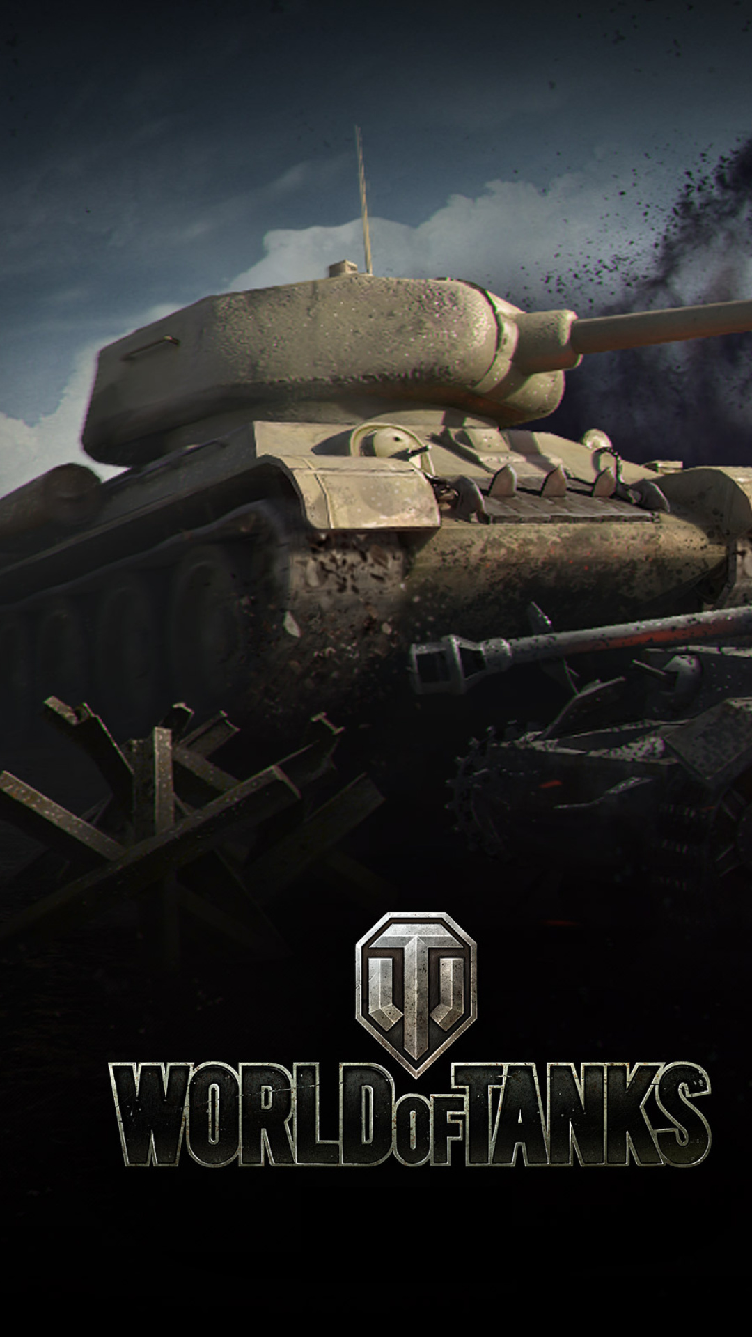 Fondo de pantalla World of tanks T34 85 1080x1920