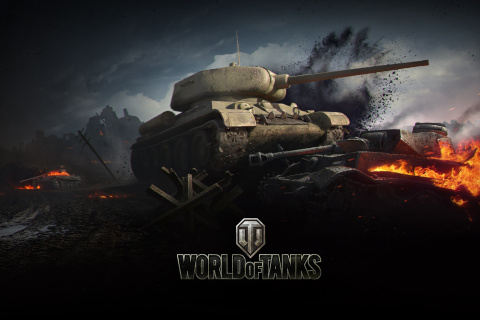 Das World of tanks T34 85 Wallpaper 480x320