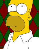 Fondo de pantalla Homer Simpson 128x160
