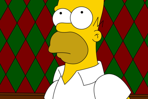 Screenshot №1 pro téma Homer Simpson 480x320