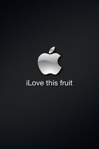 Sfondi I Love This Fruit 320x480