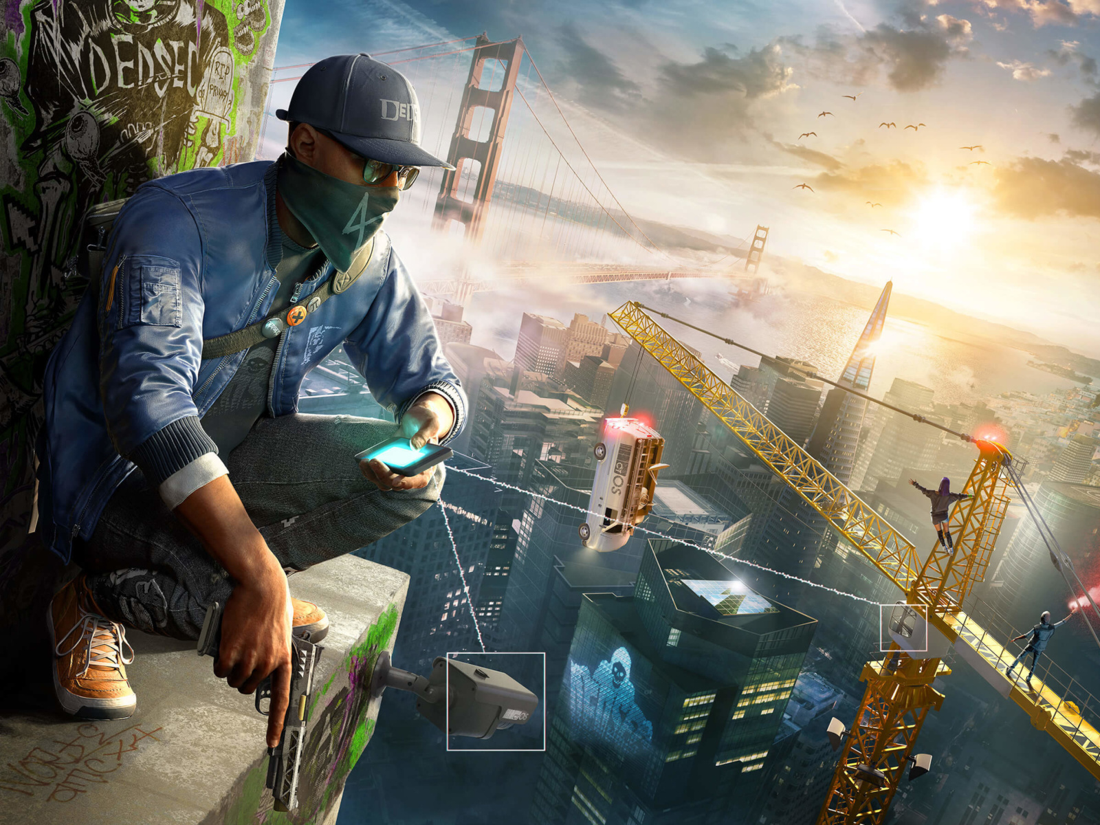 Fondo de pantalla Watch Dogs 2 1600x1200