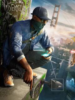 Screenshot №1 pro téma Watch Dogs 2 240x320