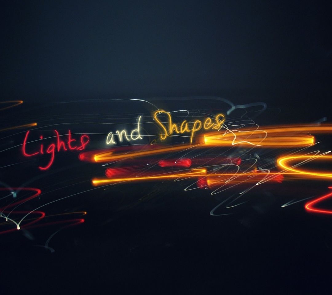 Das Lights And Shapes Wallpaper 1080x960
