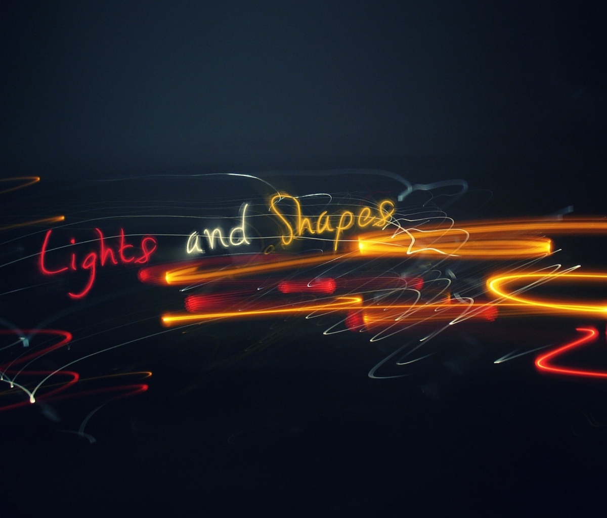 Das Lights And Shapes Wallpaper 1200x1024