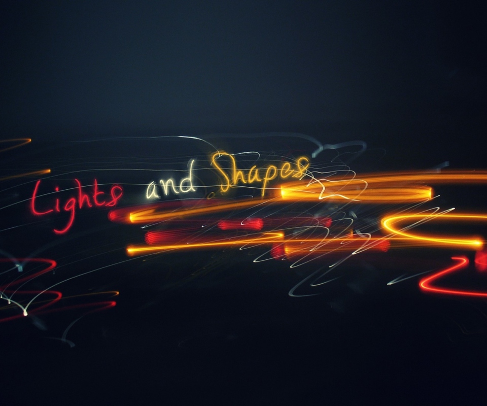 Das Lights And Shapes Wallpaper 960x800