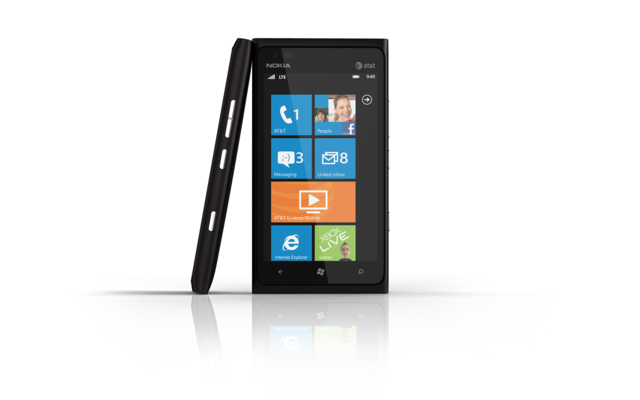 Das Windows Phone Nokia Lumia 900 Wallpaper 1280x800