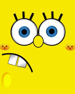 Kostenloses Yellow Spongebob Wallpaper für 240x320