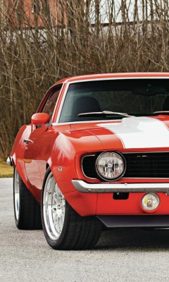 Screenshot №1 pro téma Chevrolet Camaro SS 1968 240x400