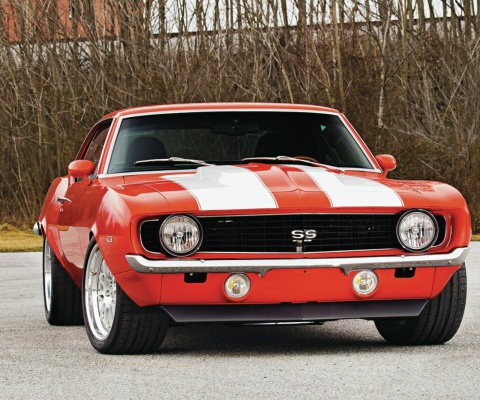 Sfondi Chevrolet Camaro SS 1968 480x400