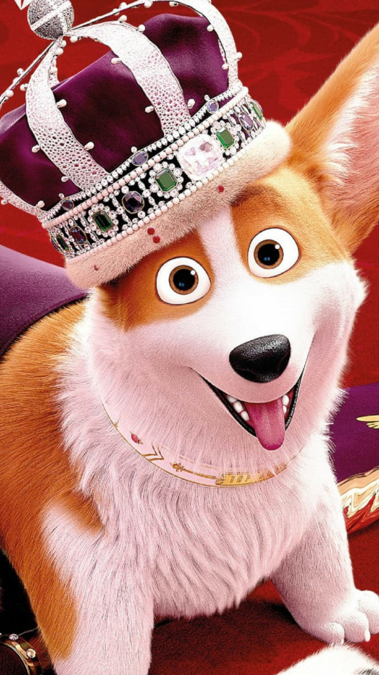 Das Queens Corgi Wallpaper 750x1334