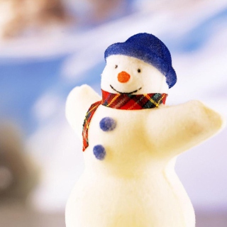 Happy Snowman - Obrázkek zdarma pro 1024x1024