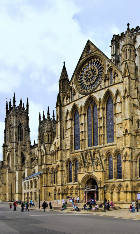 Sfondi Minster, York 480x800