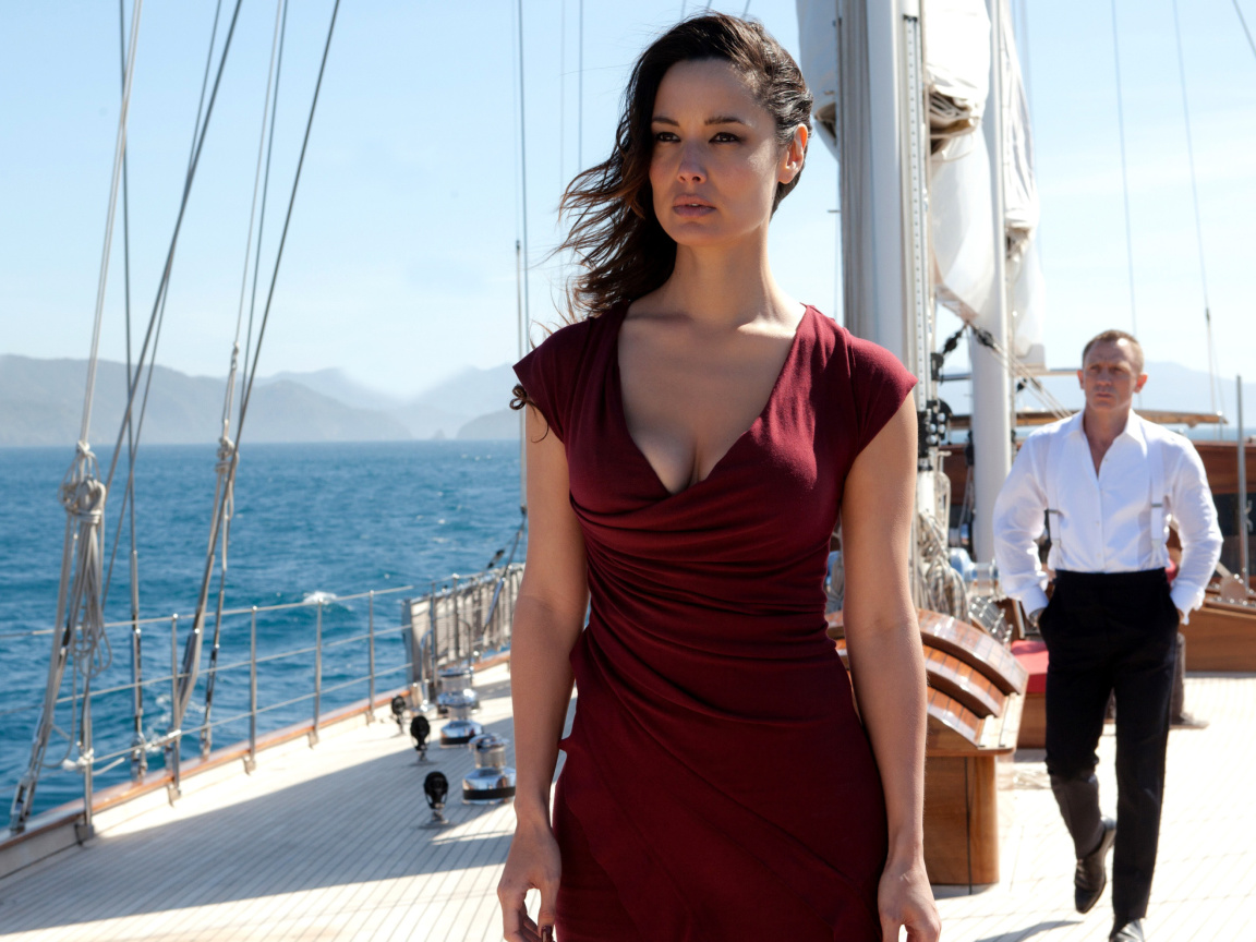 Обои Berenice Marlohe in Skyfall Film 1152x864