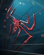 Das Spider Logo Wallpaper 176x220