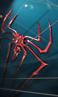 Das Spider Logo Wallpaper 240x400