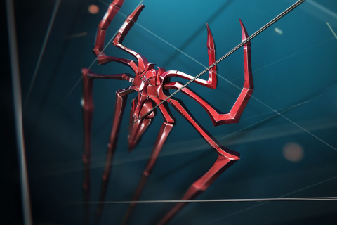 Fondo de pantalla Spider Logo 480x320