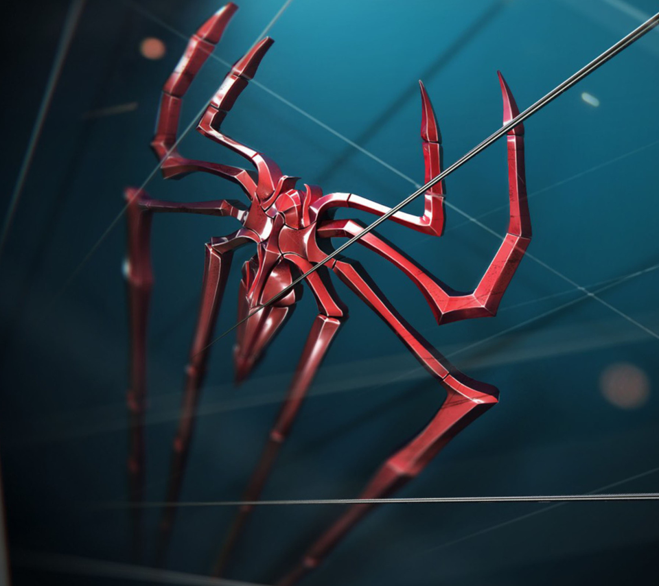 Fondo de pantalla Spider Logo 960x854