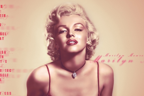 Обои Marilyn Monroe 480x320