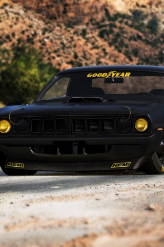 Sfondi Plymouth Cuda 320x480