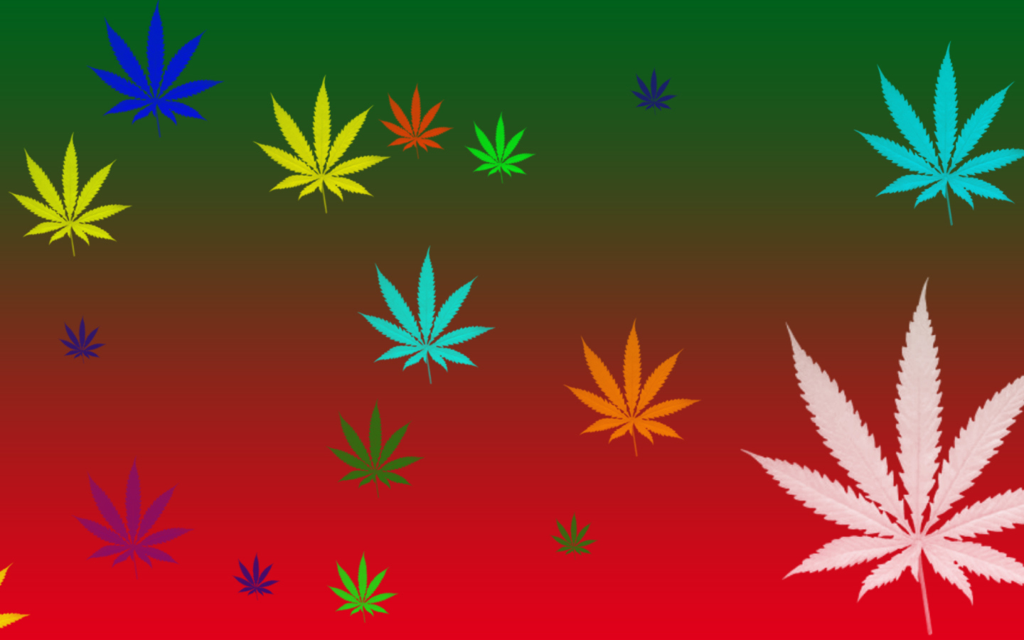 Weed Colours wallpaper 1440x900