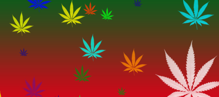 Screenshot №1 pro téma Weed Colours 720x320