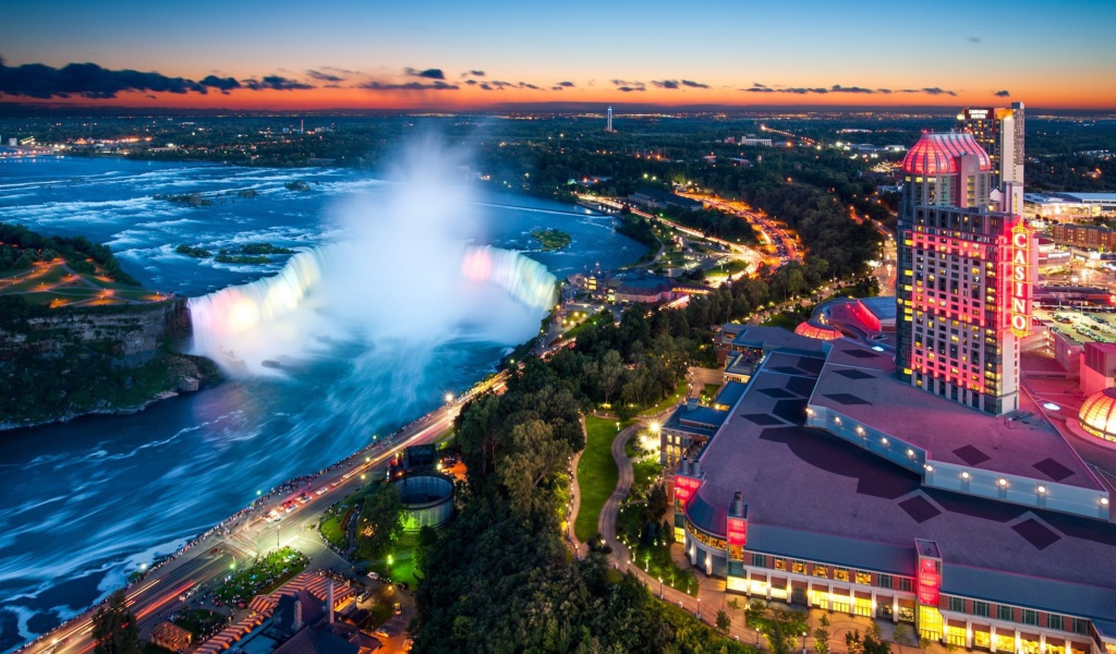 Niagara Falls Ontario wallpaper 1024x600