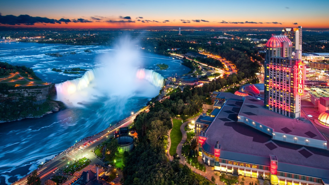 Niagara Falls Ontario wallpaper 1366x768