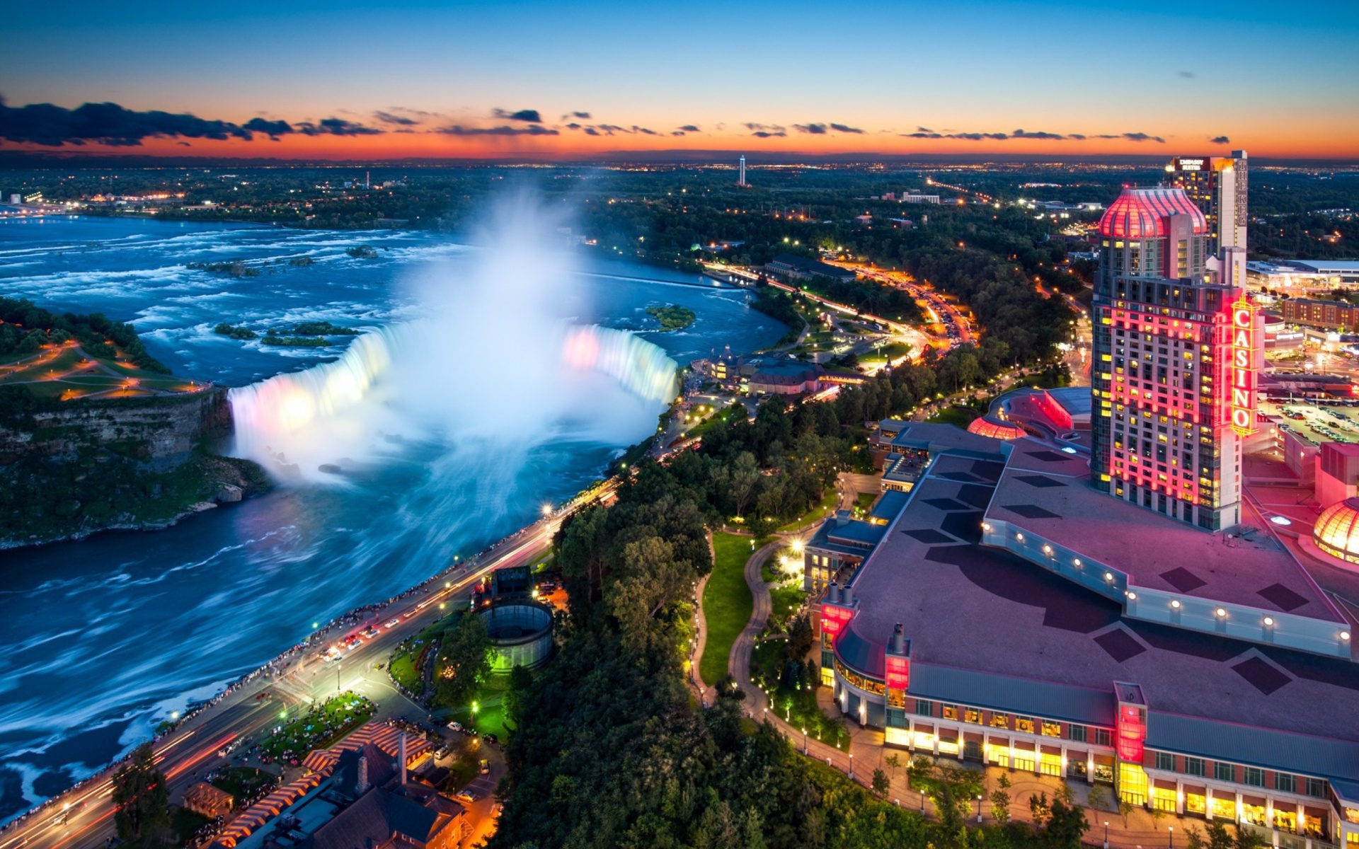 Fondo de pantalla Niagara Falls Ontario 1920x1200