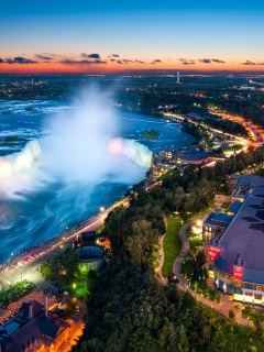 Fondo de pantalla Niagara Falls Ontario 240x320