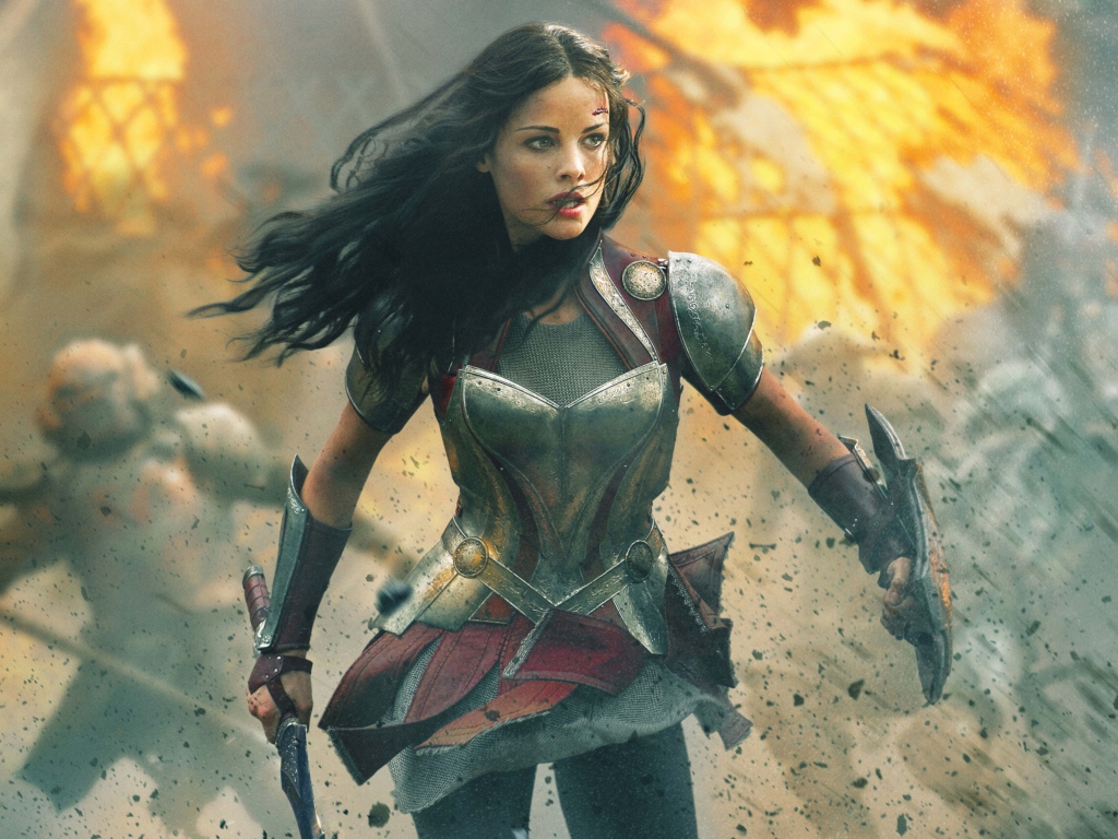 Sfondi Jaimie Alexander In Thor 2 1024x768