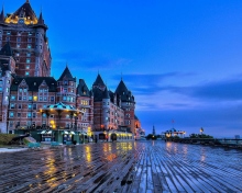 Château Frontenac - Grand Hotel in Quebec wallpaper 220x176