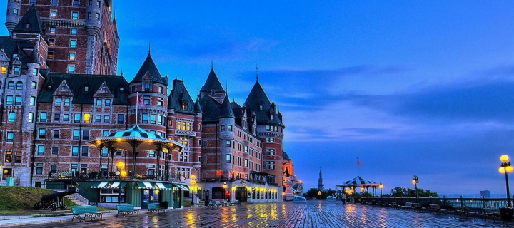 Screenshot №1 pro téma Château Frontenac - Grand Hotel in Quebec 720x320