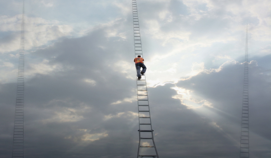 Das Ladder To Heaven Wallpaper 1024x600
