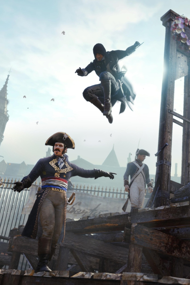 Fondo de pantalla Assassin's Creed Unity 640x960