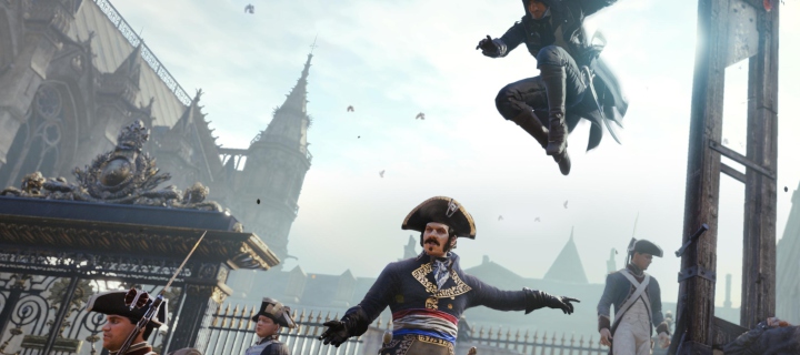 Fondo de pantalla Assassin's Creed Unity 720x320