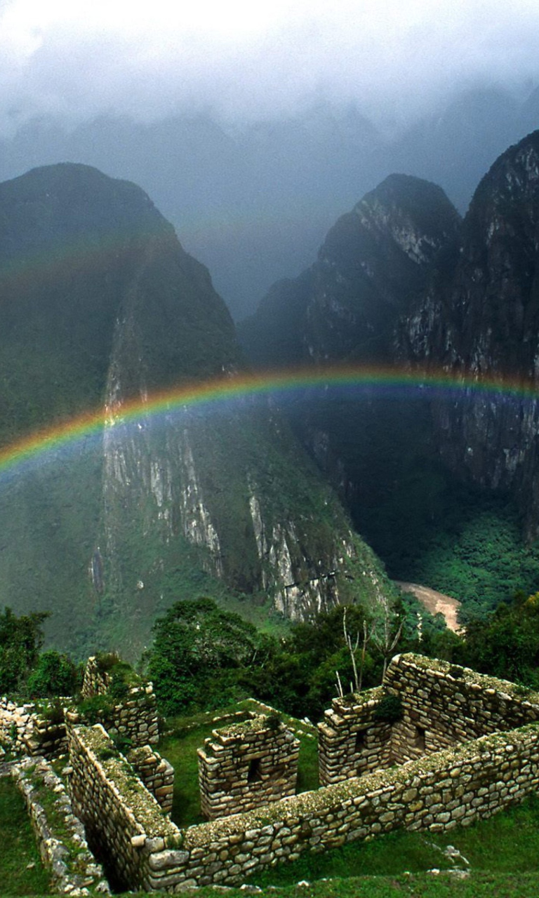 Rainbow Over Machu Picchu screenshot #1 768x1280