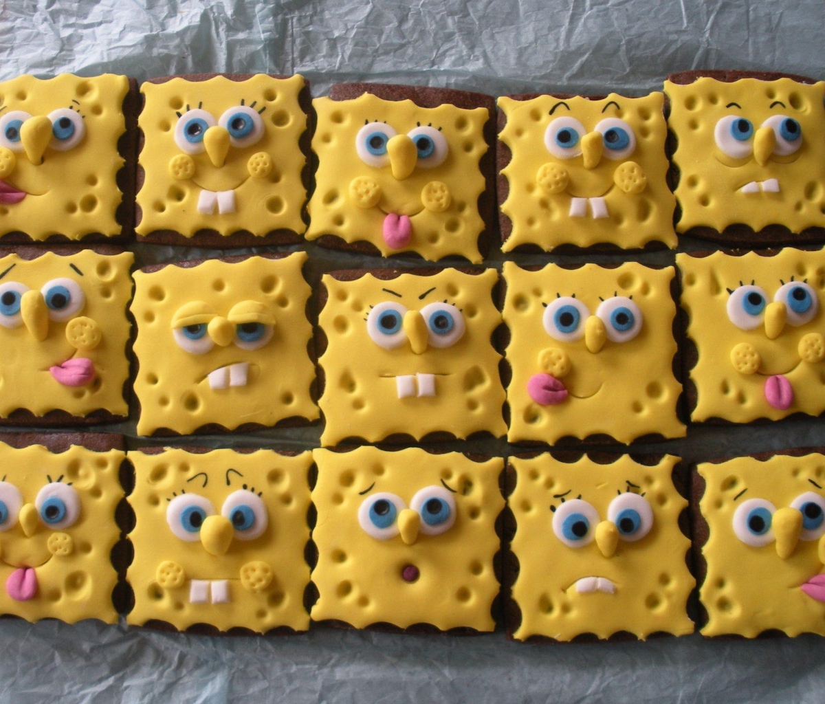 Fondo de pantalla Spongebop Squarepants Cookies 1200x1024