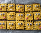 Обои Spongebop Squarepants Cookies 176x144