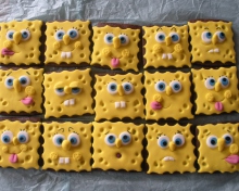 Обои Spongebop Squarepants Cookies 220x176