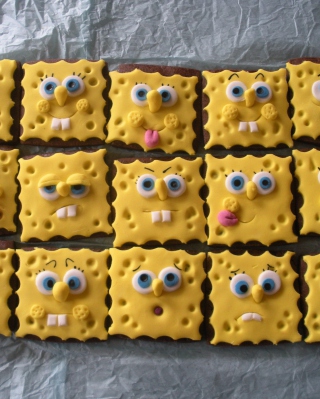 Spongebop Squarepants Cookies papel de parede para celular para Nokia X3